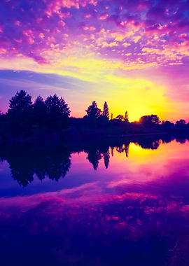 Dawn Over The Lake Early I