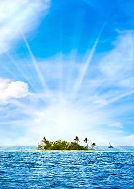 Tropical Desert Island