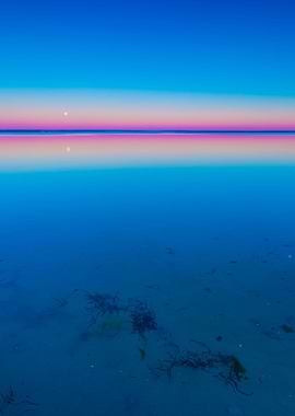 Beautiful Beach Before Sun