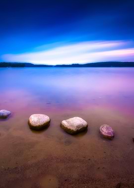 Long Exposure Landscape Of