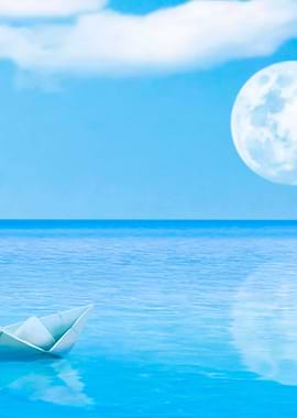 Origami Paper Sailboat Dre