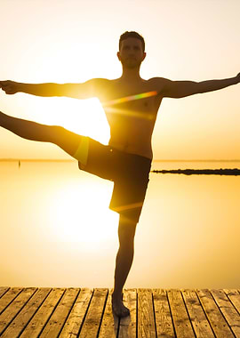 Concentrated Young Sportsm