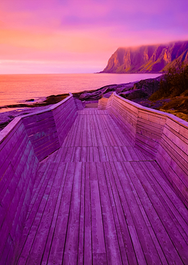 Senja Island At Sunset Lig