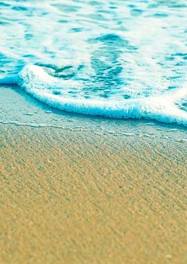 Soft Wave Of The Sea On Th