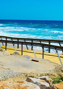 Boardwalk To Local Beach