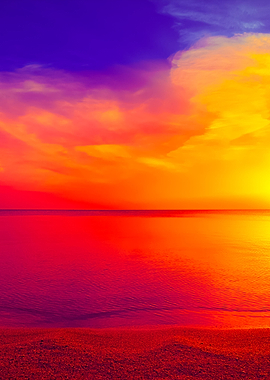 Morning On The Beach Magic