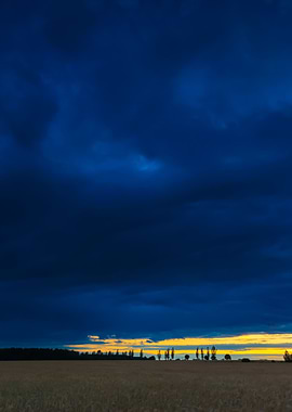 Dark Stormy Clouds Over Co