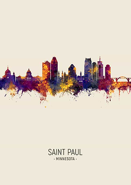 Saint Paul Skyline
