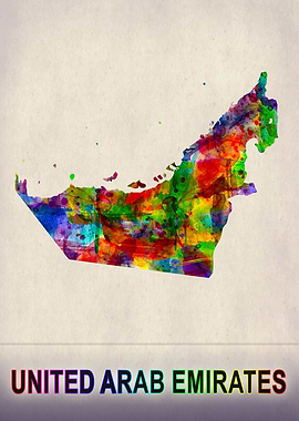 United Arab Emirates Map