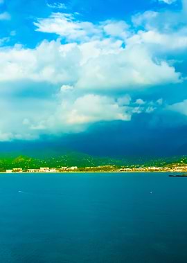 Beautiful Cloudy Sky Over