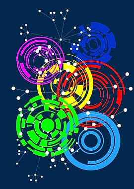 Abstract Round Shapes