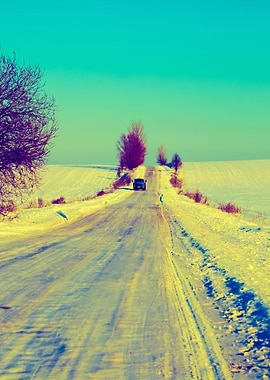 Rural Winter Landscape