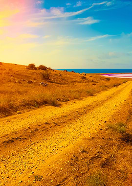 The Dirt Road To Pink Lake
