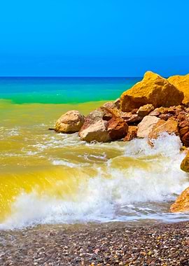 Stones On The Pebble Beach