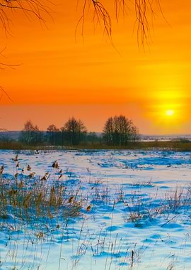Beautiful Winter Sunset