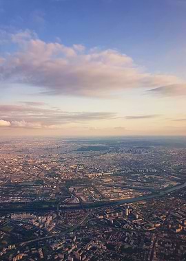 Paris France aerial