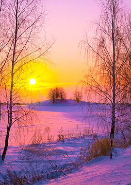 Beautiful Winter Sunrise