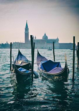 Two gondolas