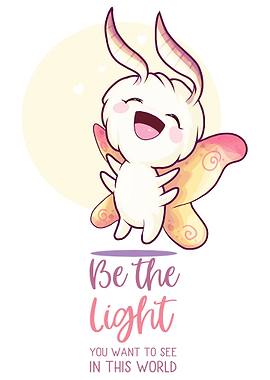 Cute Moth Be the light