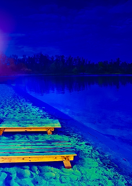 Night Landscape With Two W