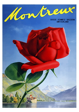 Red rose Montreux