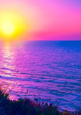 Sunset At Mediterranean Se