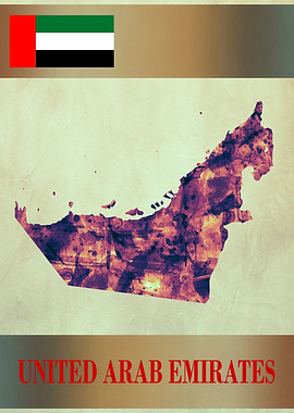 United Arab Emirates Map