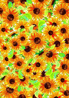 Sunflowers Pattern