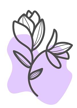 Hand Drawn Flower