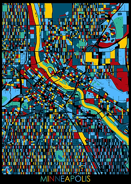minneapolis map retro 4