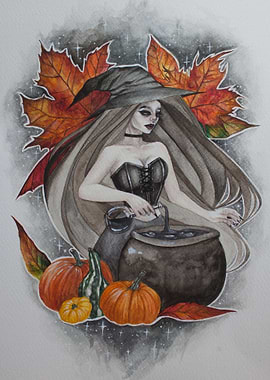 pumpkin witch