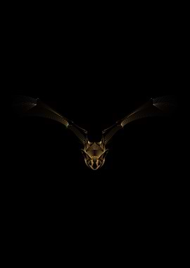 FLYING BIRD GOLD VECTOR