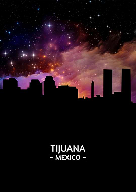 Tijuana Mexico Skyline
