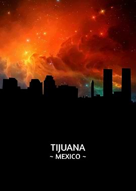 Tijuana Mexico Skyline