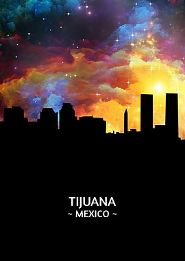 Tijuana Mexico Skyline
