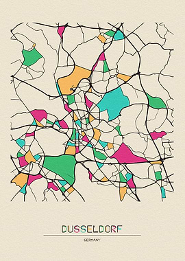 Dusseldorf Map