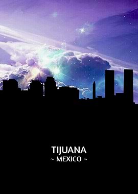 Tijuana Mexico Skyline