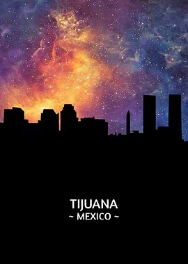 Tijuana Mexico Skyline