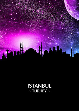 Istanbul Turkey Skyline