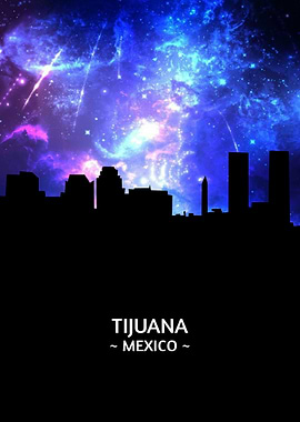 Tijuana Mexico Skyline
