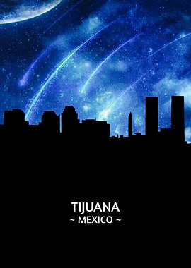 Tijuana Mexico Skyline