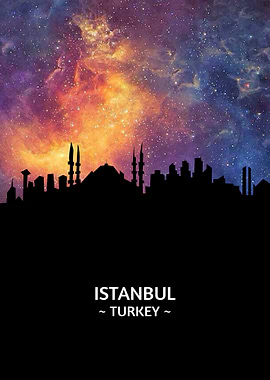 Istanbul Turkey Skyline