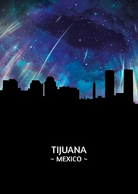 Tijuana Mexico Skyline
