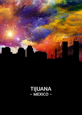 Tijuana Mexico Skyline