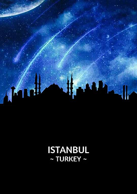 Istanbul Turkey Skyline