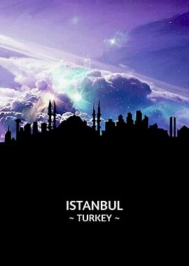 Istanbul Turkey Skyline