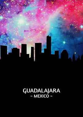 Guadalajara Mexico Skyline