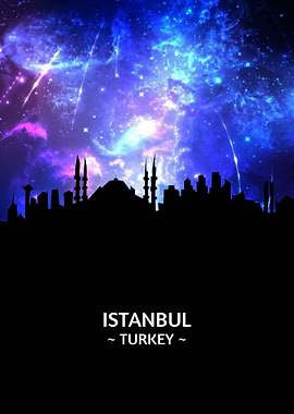Istanbul Turkey Skyline