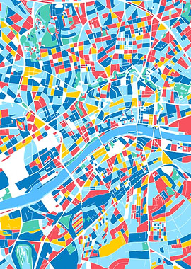 frankfurt map retro 5