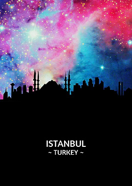 Istanbul Turkey Skyline